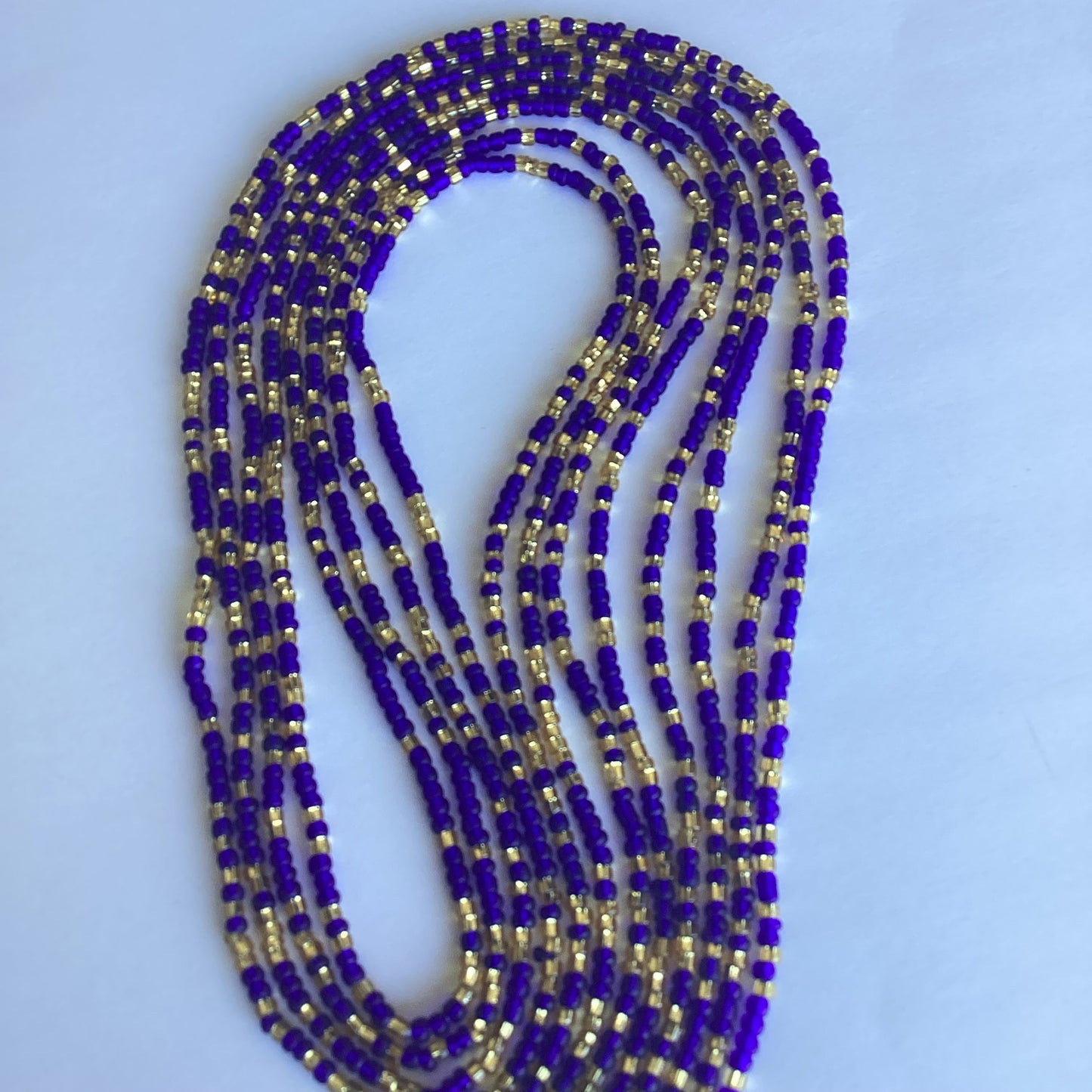Golden whisper (tie on waist beads)