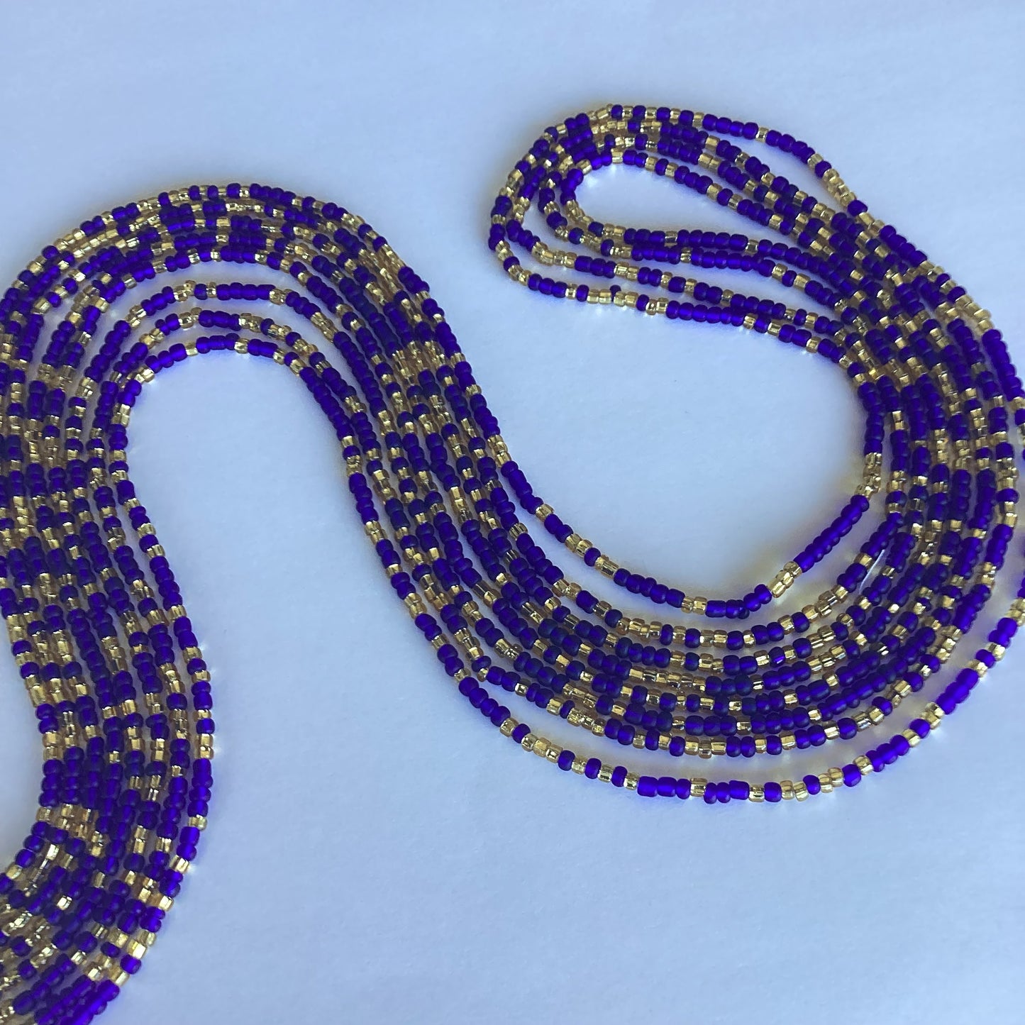 Golden whisper (tie on waist beads)
