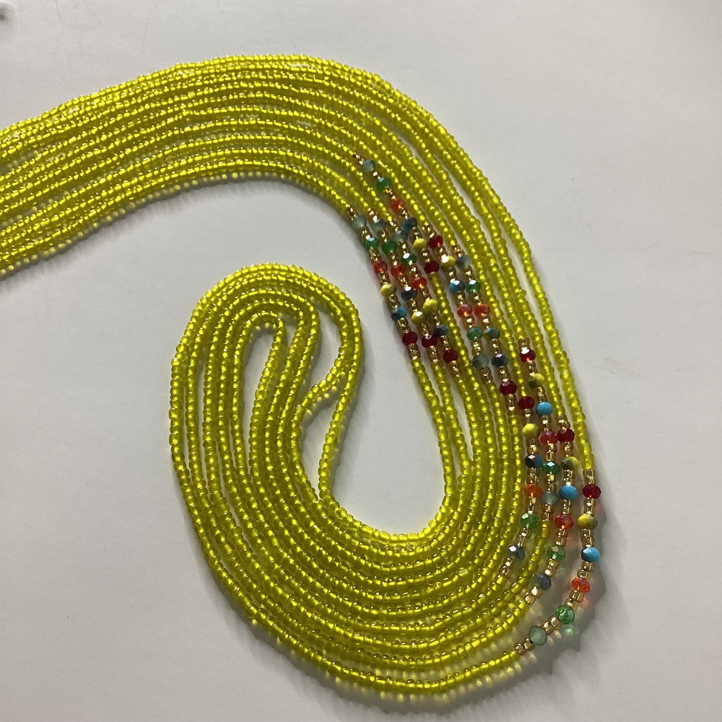 Sunshine (tie on waist beads)