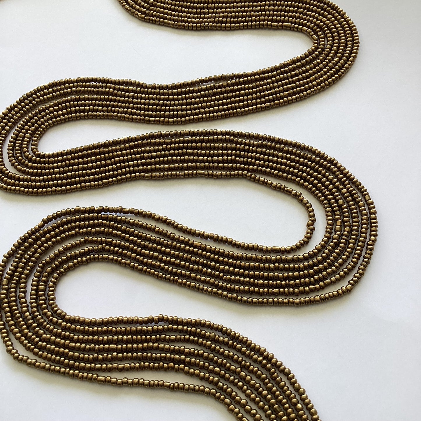 BRONZE (tie on waist beads)