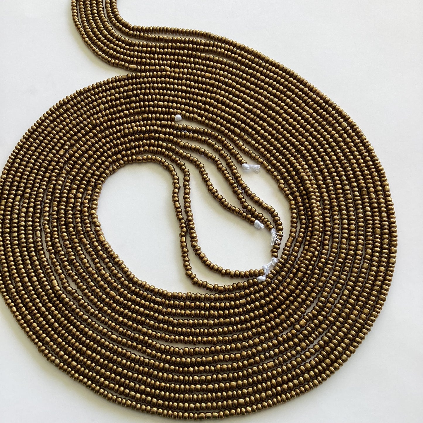 BRONZE (tie on waist beads)