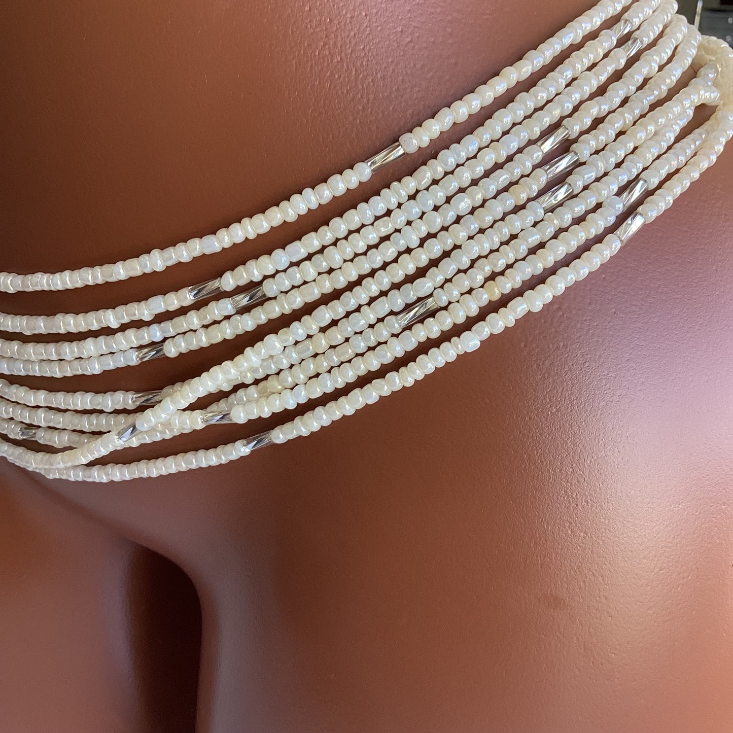 DREAMY SKIES (tie on waist beads)