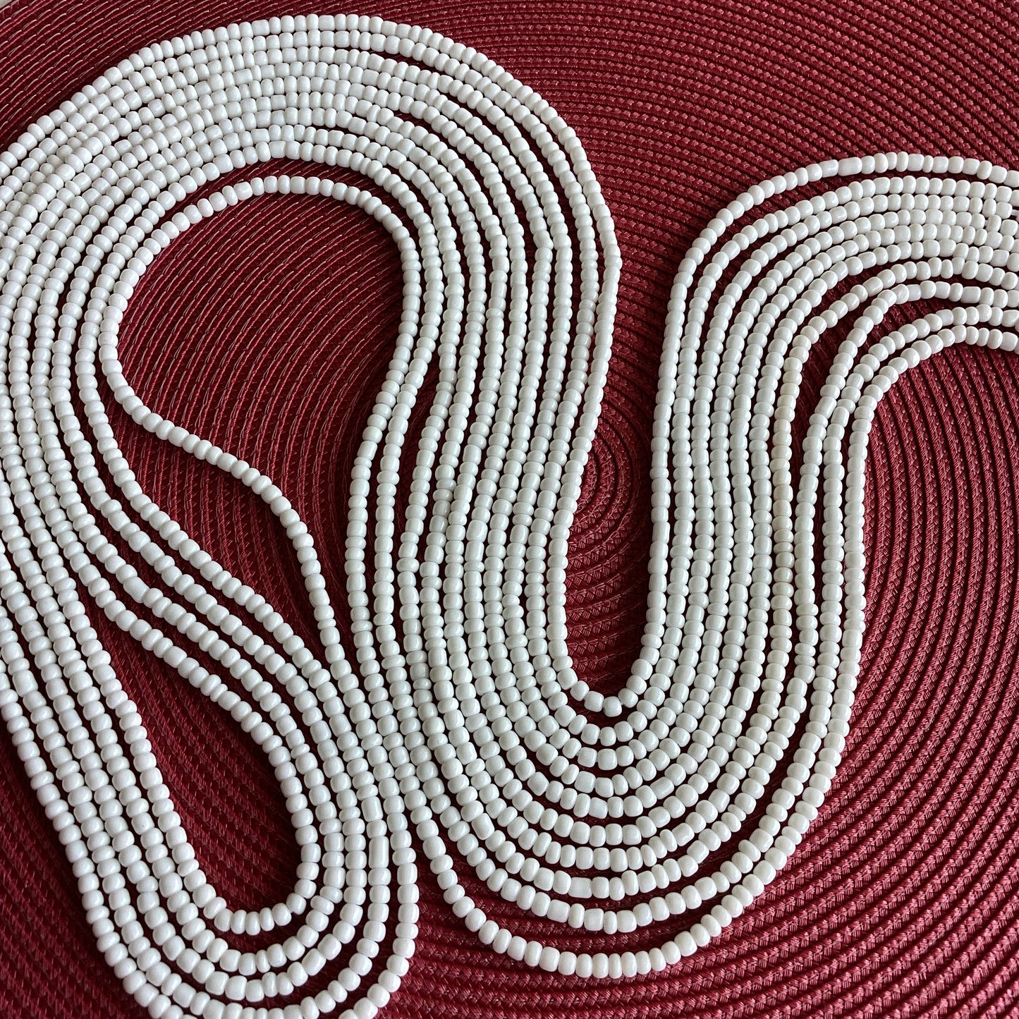 Purity (tie on waist beads)