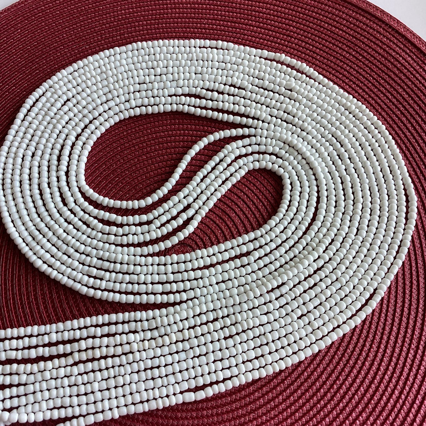 Purity (tie on waist beads)