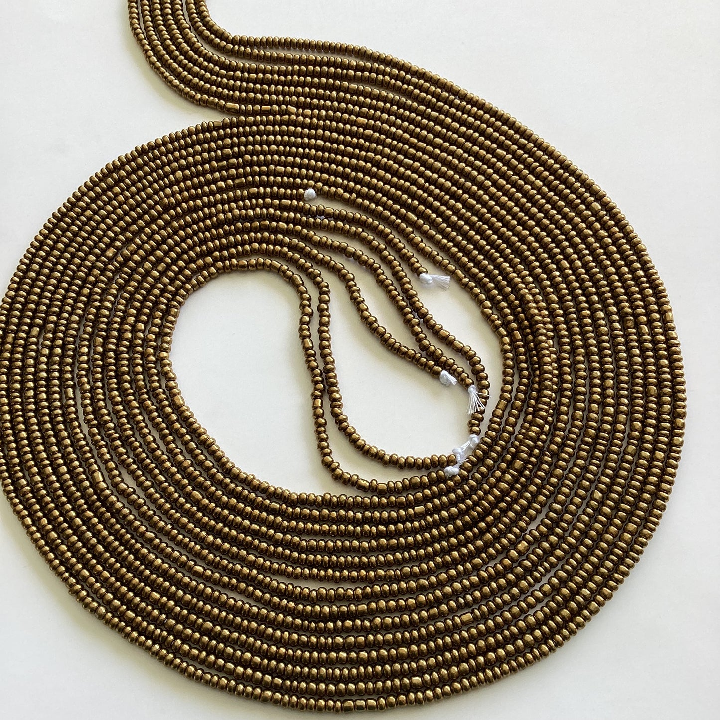 BRONZE (tie on waist beads)