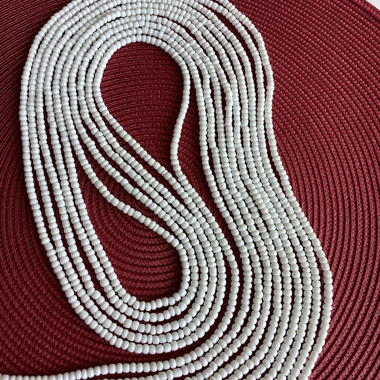 Purity (tie on waist beads)