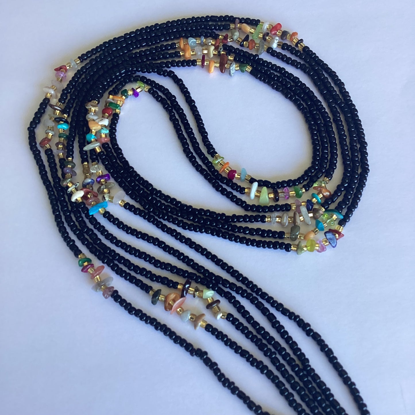 CHAKRA POWER(tie on waist beads)