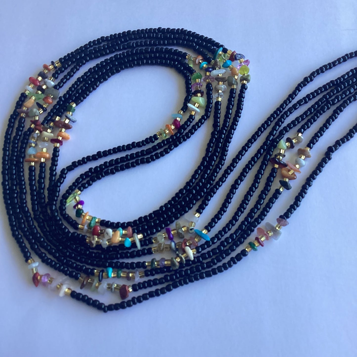 CHAKRA POWER(tie on waist beads)