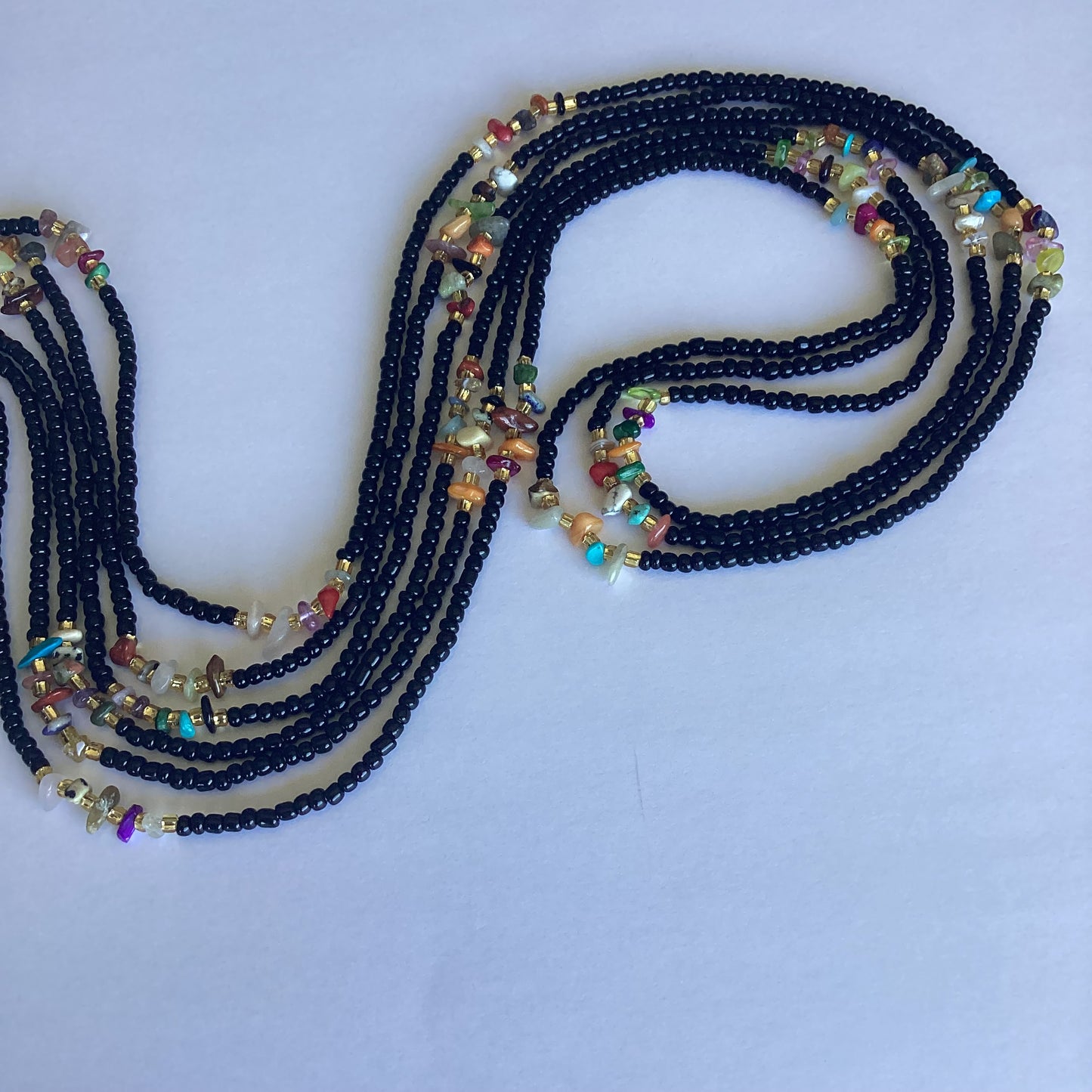 CHAKRA POWER(tie on waist beads)