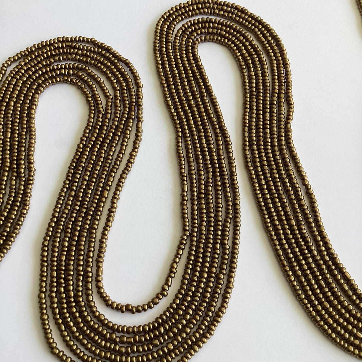 BRONZE (tie on waist beads)