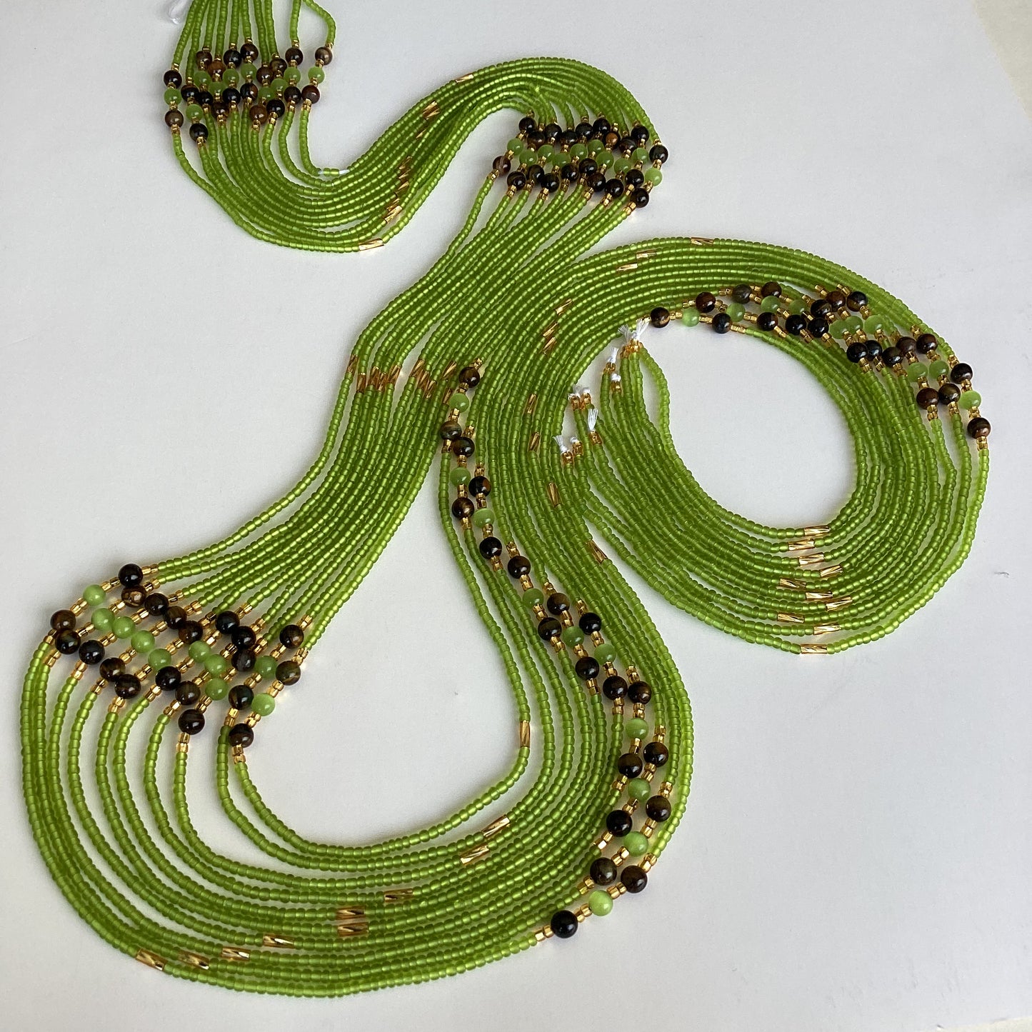 NATURE PROTECTION.(tie on waist beads)