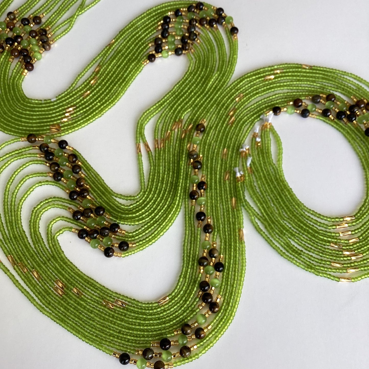 NATURE PROTECTION.(tie on waist beads)