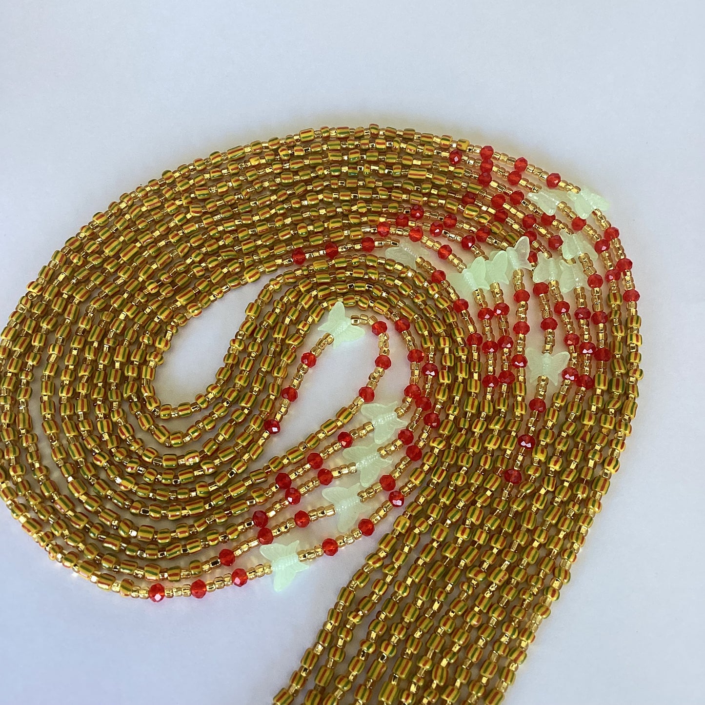 AFRICAN GODDESS (tie on waist beads)