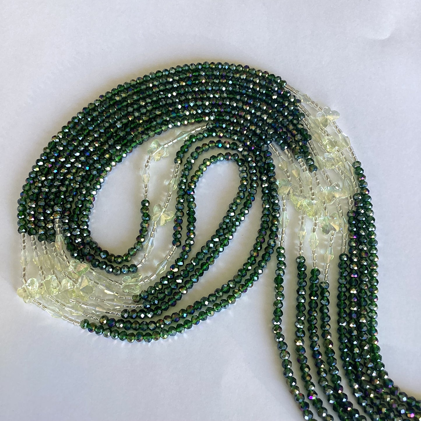 BUTTERFLY CRYSTAL (tie on waist bead)