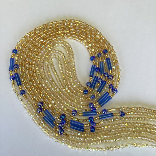 EMPRESS (blue)(tie on waist bead)