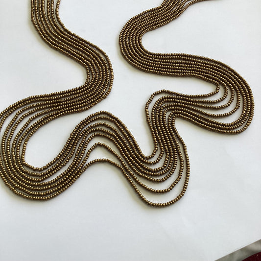 BRONZE (tie on waist beads)