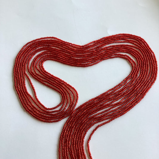 RED LIGHT (tie on waist beads)