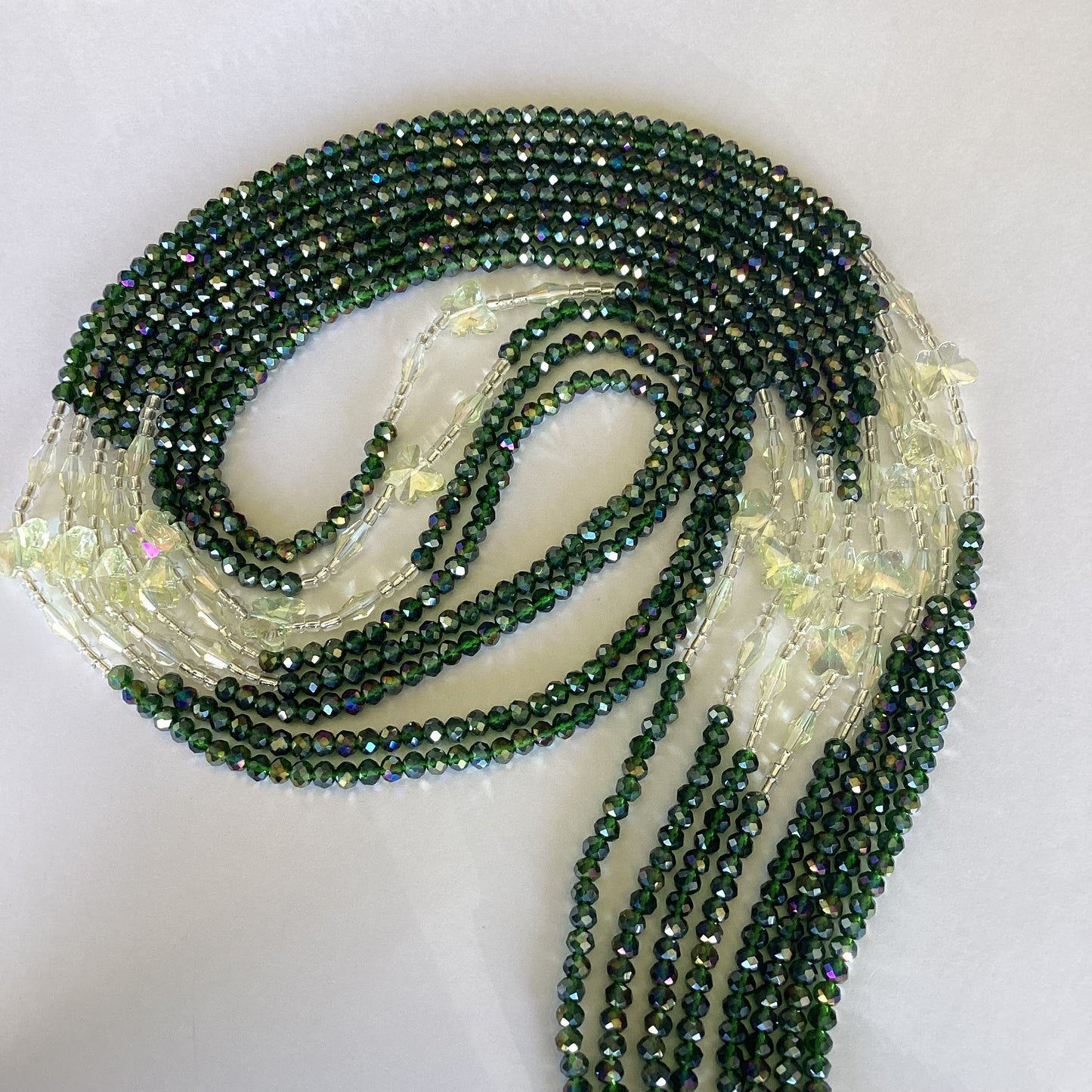 BUTTERFLY CRYSTAL (tie on waist bead)