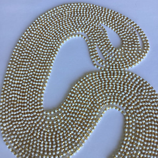Golden Light (tie on waist beads)