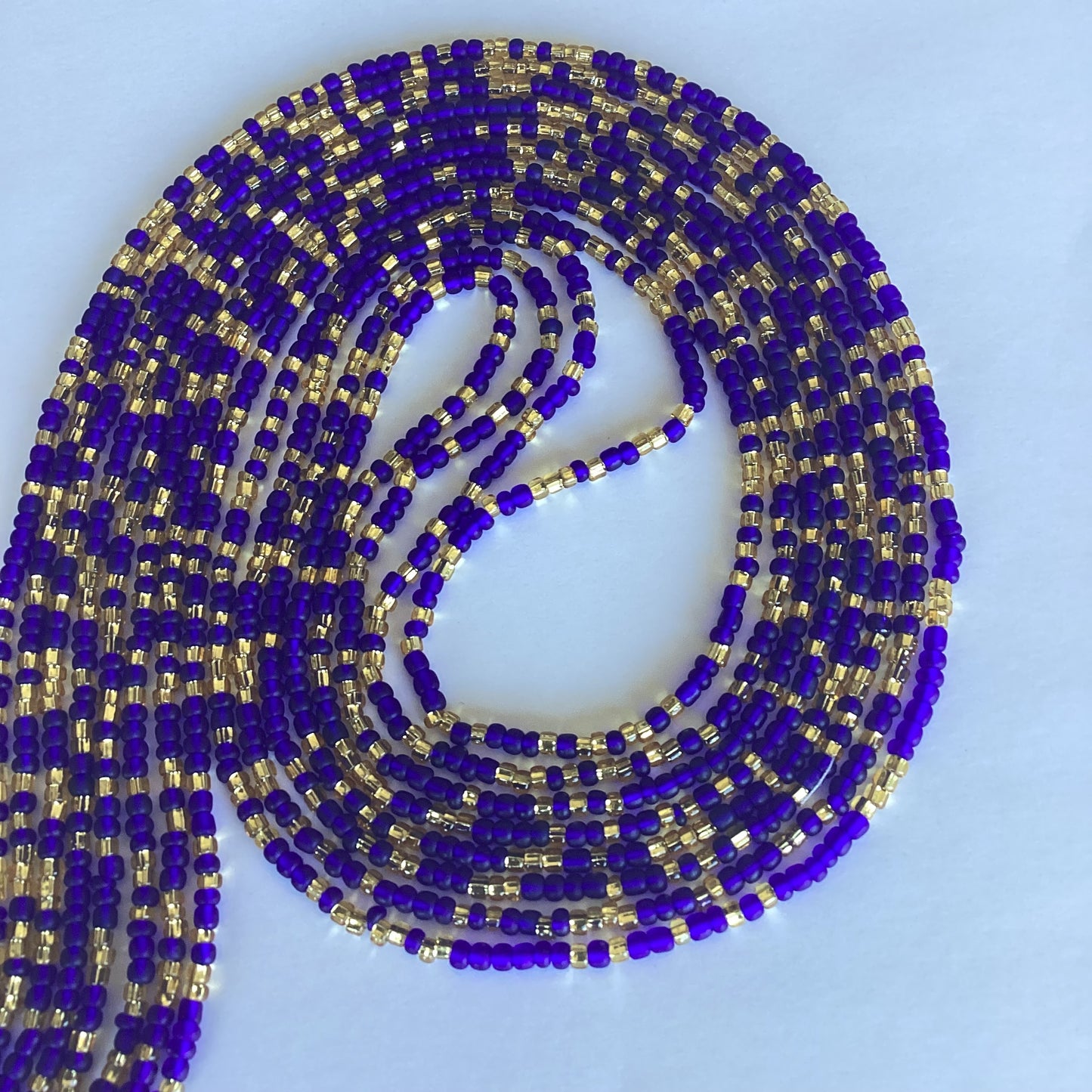 Golden whisper (tie on waist beads)