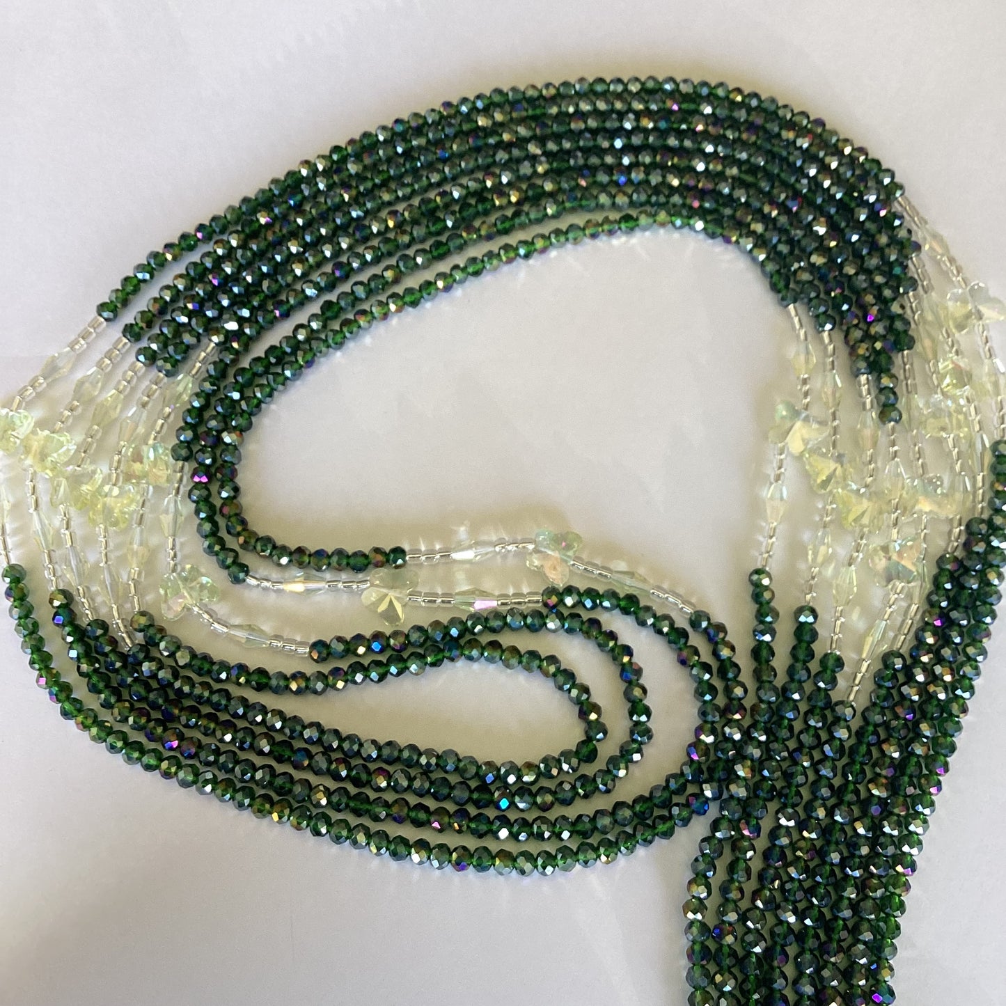 BUTTERFLY CRYSTAL (tie on waist bead)