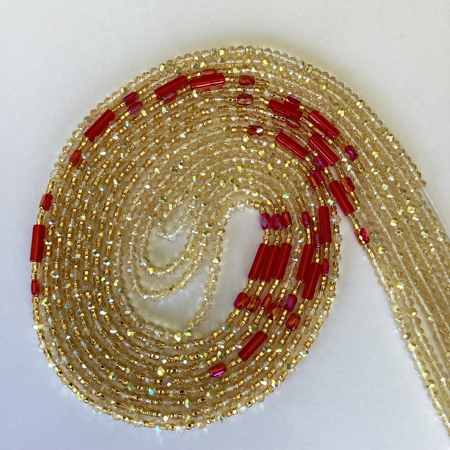 EMPRESS (red)(tie on waist bead)