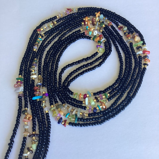CHAKRA POWER(tie on waist beads)