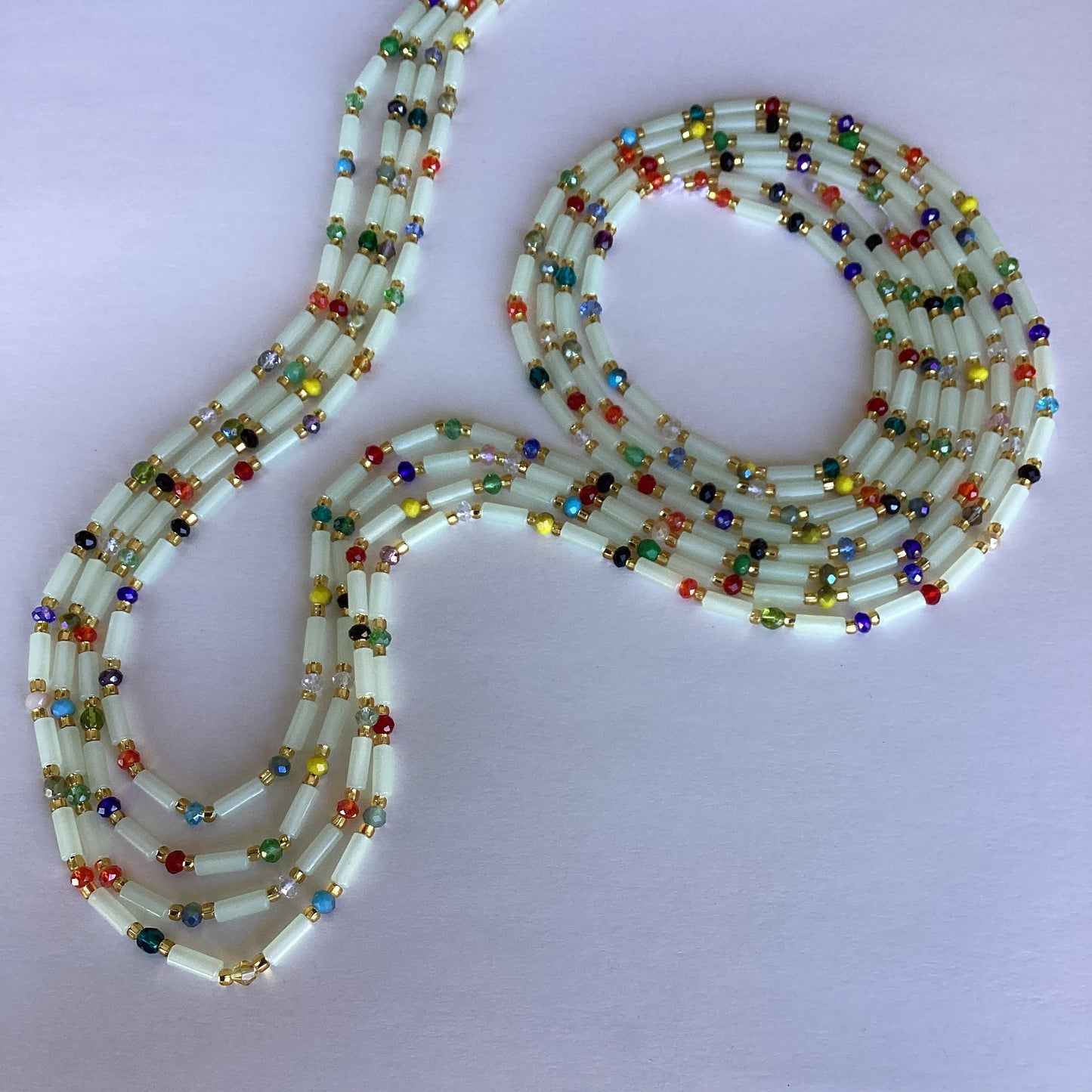 GLOW IN THE DARK (tie on waist beads).