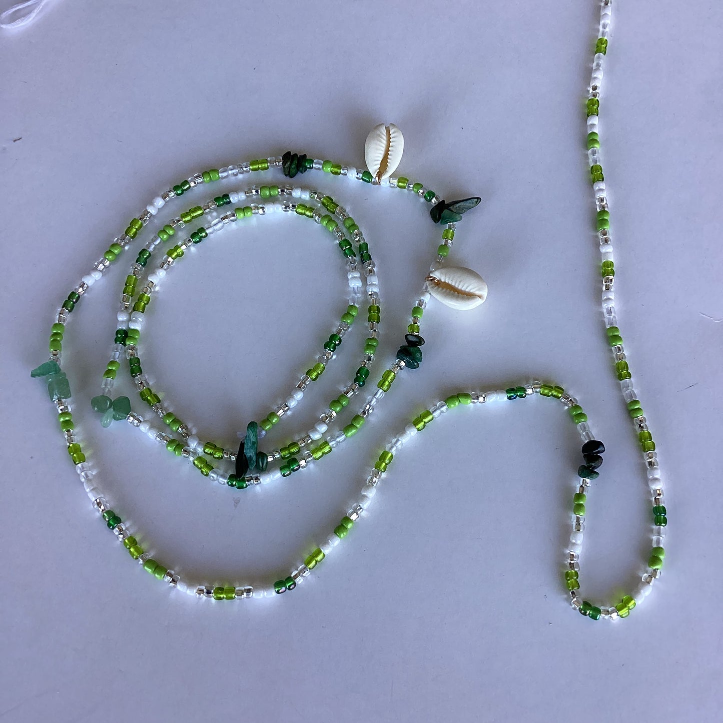 OCEAN SHELL (tie on waist beads)