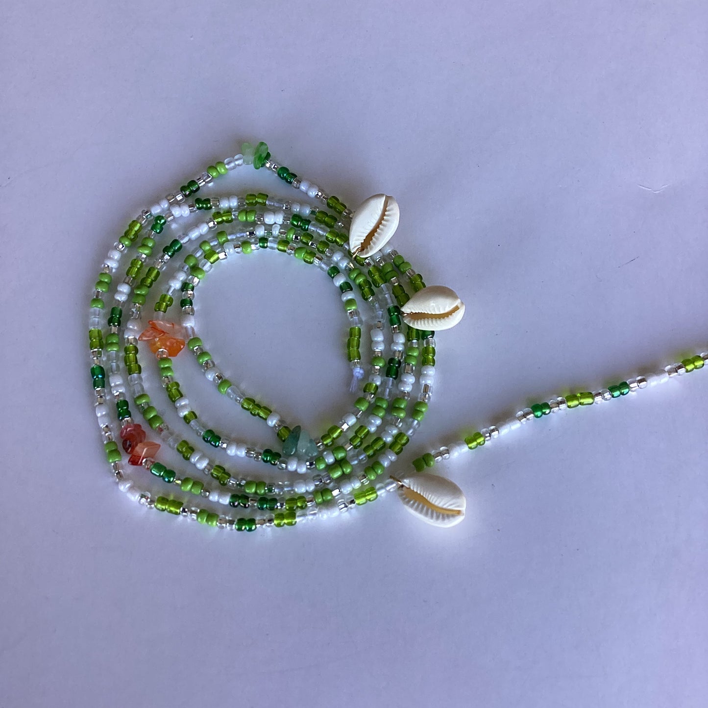 OCEAN SHELL (tie on waist beads)