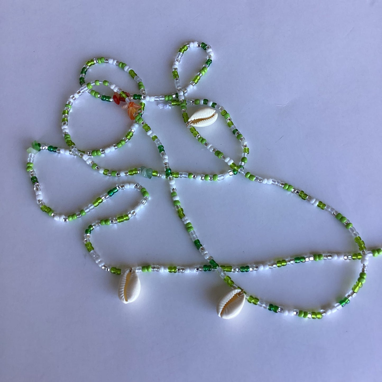 OCEAN SHELL (tie on waist beads)