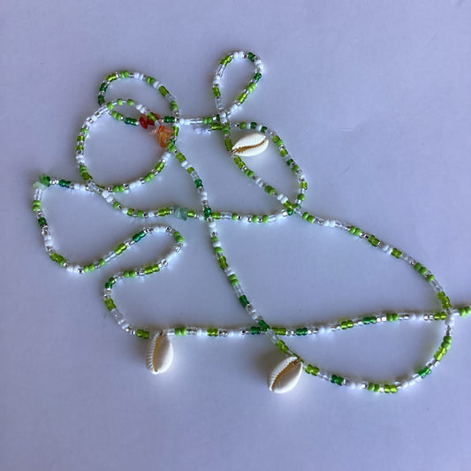OCEAN SHELL (tie on waist beads)